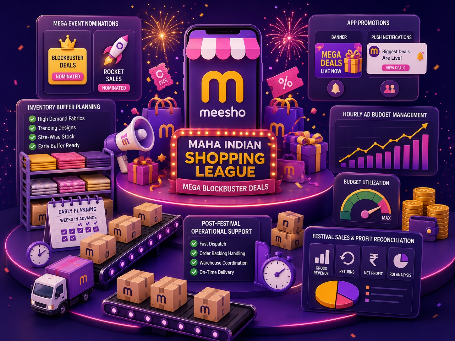 Meesho Mega Blockbuster Sale Event Management
