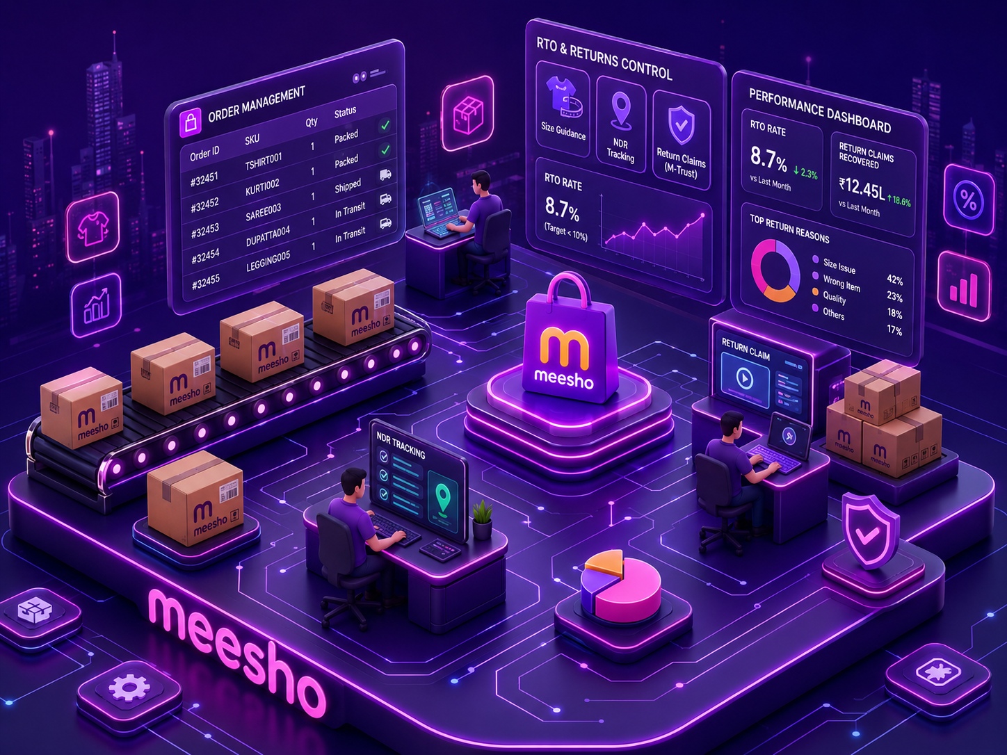 Meesho RTO Return Reduction and Claims