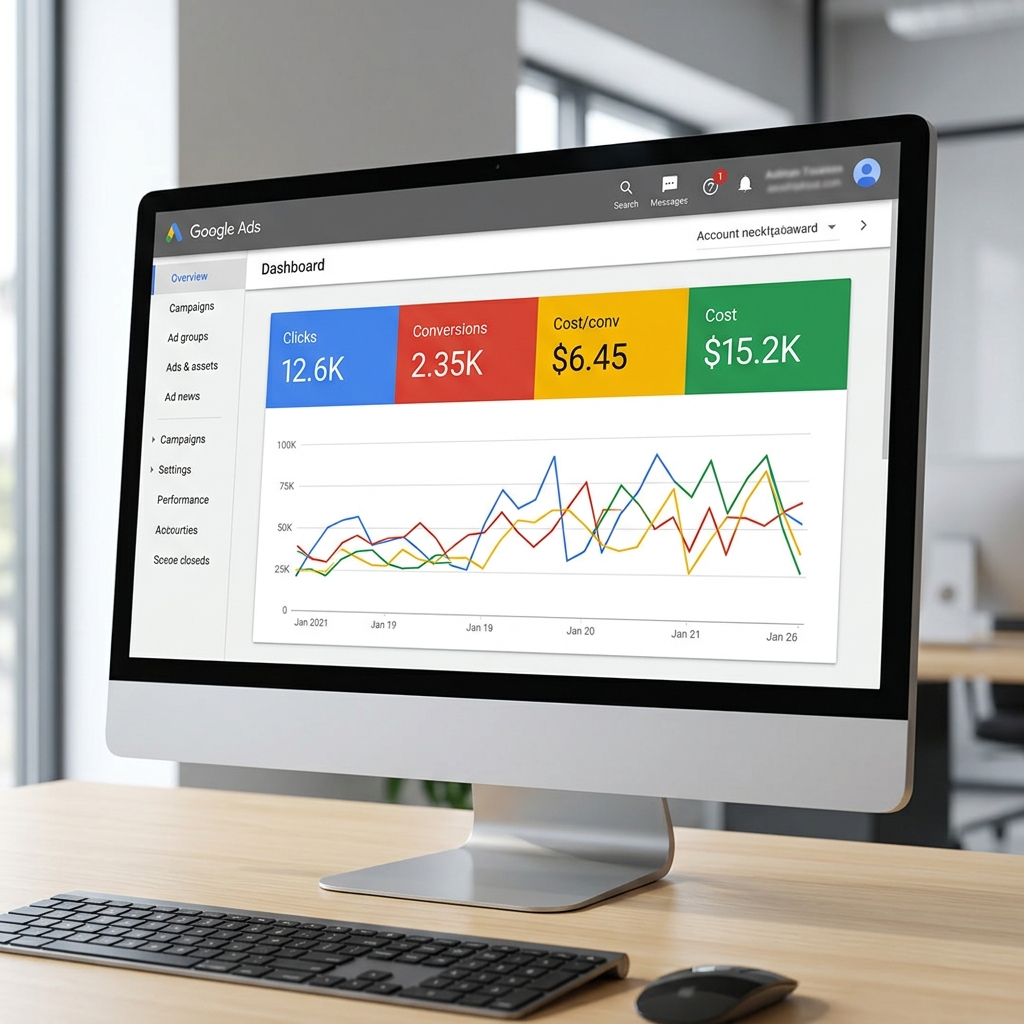 Google Ads Dashboard Monitor