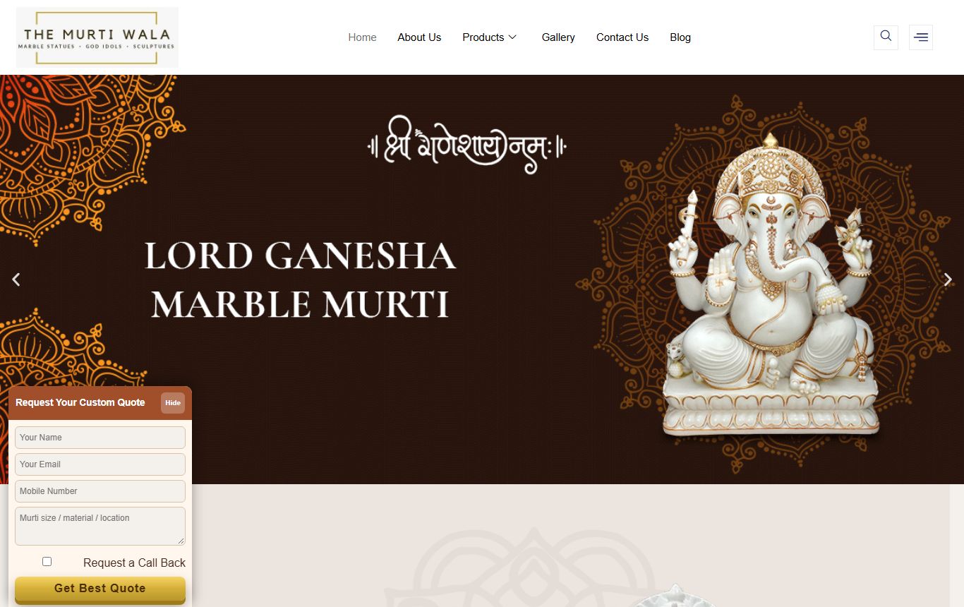 The Murtiwala Desktop Website